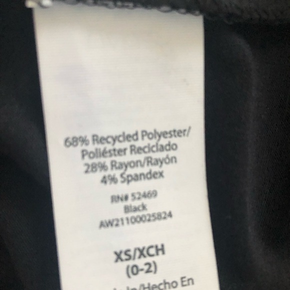 ATHLETIC WORKS Womens Tank Top XS 0-2 Graphics Black New - Picture 8 of 12